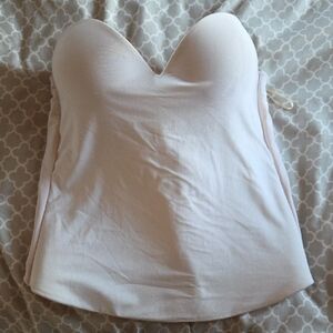 David's Bridal Cream Corset Bra